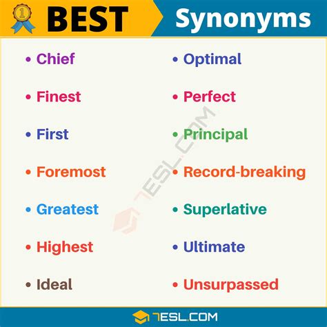 best synonym